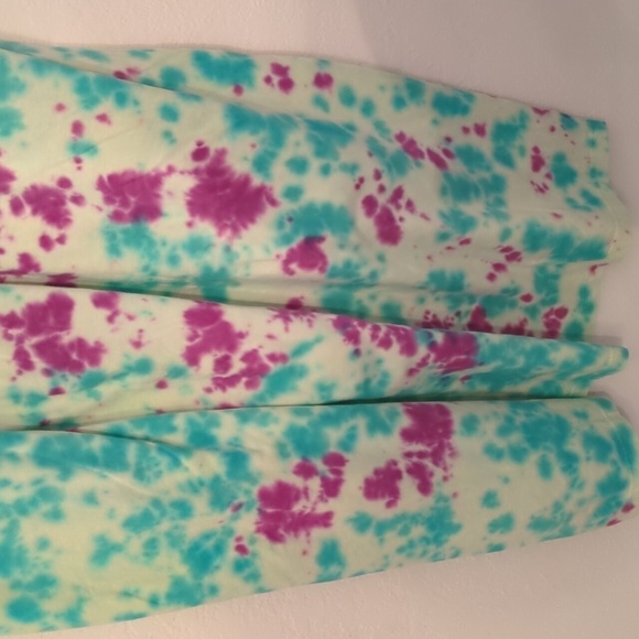 LOGO by Lori Goldstein Beach to Street Tie Dye maxi dress side pockets - Picture 11 of 11